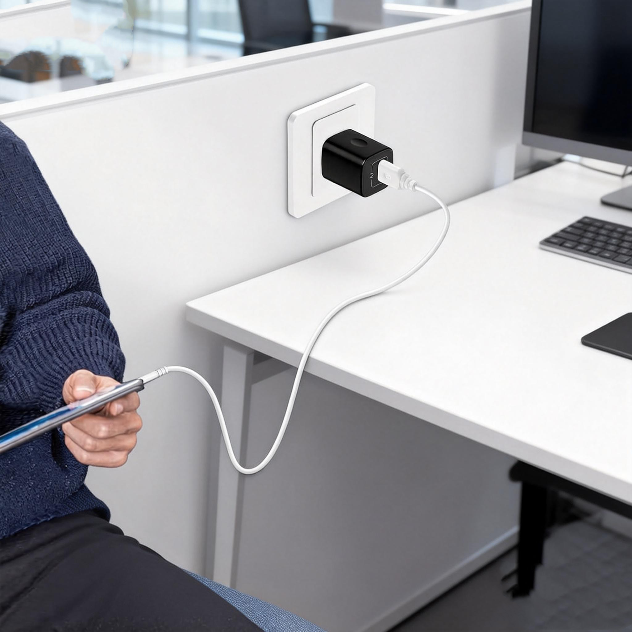 30W USB Charger Block Adapter for Wall Outlet, Fast Charging Plug for Cell Phones, Tablets, Earphones, Power Banks, Smart Wearables, etc.