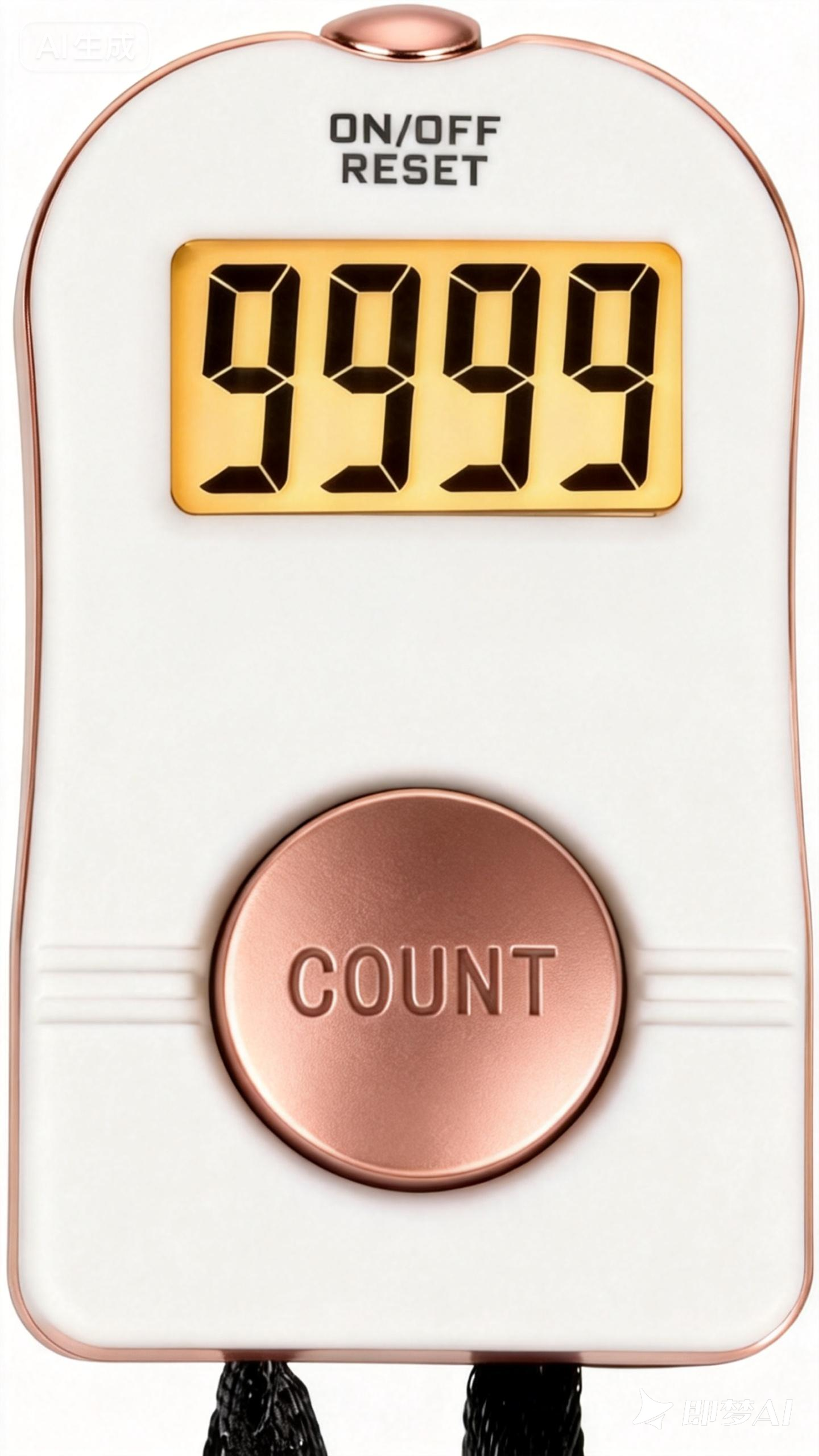 Electronic Hand Tally Counter, Digital Golf/Fish/People Number Counter Clicker with Lanyard